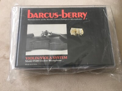Barcus-Berry Violin/Violia System, Microphone, OVP & Neu, sehr selten!