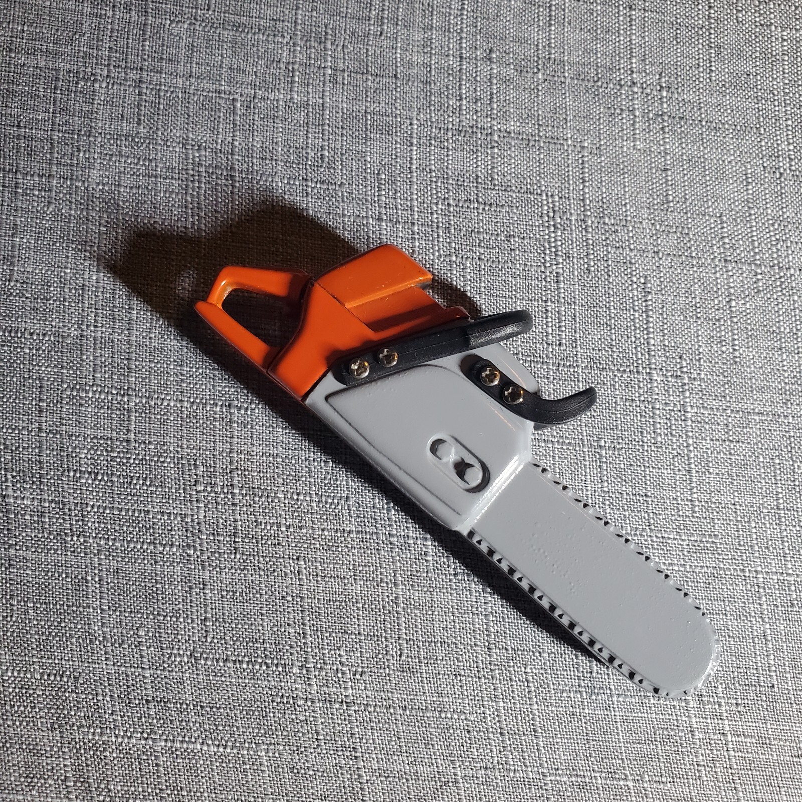 Vintage Refillable Novelty Chain Saw Butane Lighter 3&rdquo; STIHL. New Old Stock