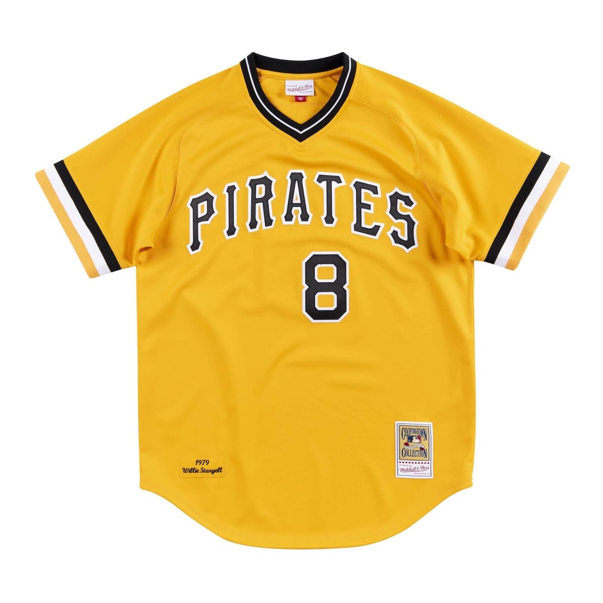 Pittsburgh Pirates Willie Stargell #8 Mitchell & Ness Gold 1979 