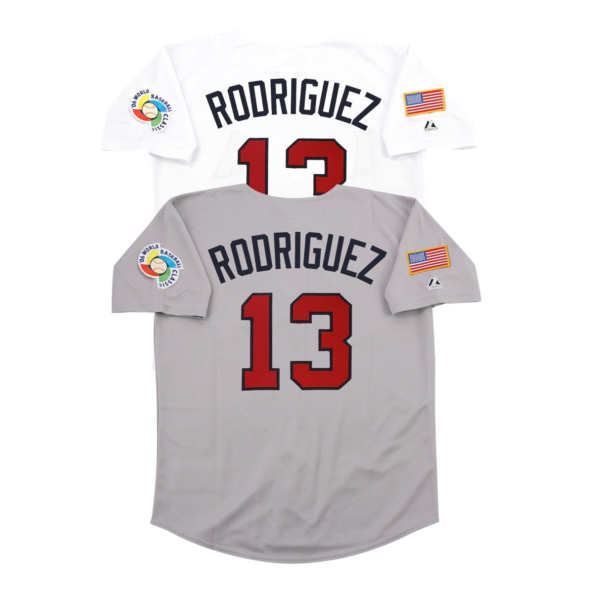 Majestic製 2006 WBC USA代表 A・ロドリゲス ホームジャージ Majestic製 2006 WBC USA代表 A・ロドリゲス ホームジャージ