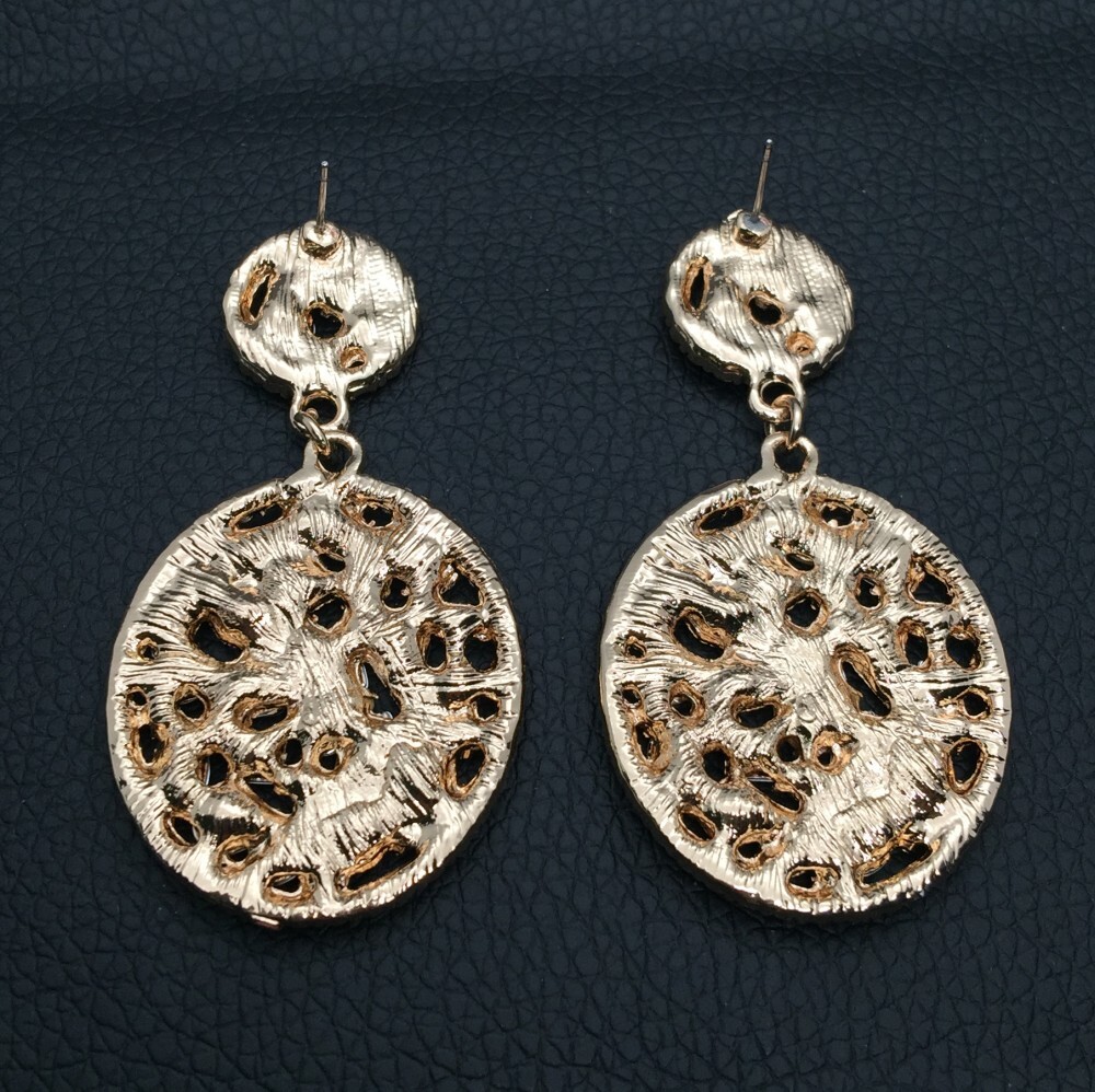 Fashion MultiColor Crystal Rhinestone Oval Stud Pierced Earrings eBay