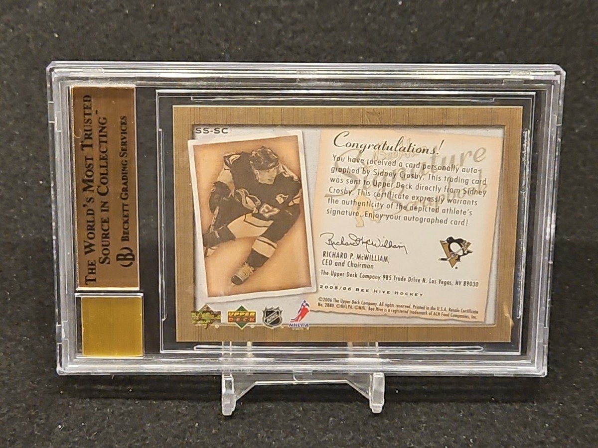 2005-06 Upper Deck Bee Hive - Signature Scrapbook Sidney Crosby