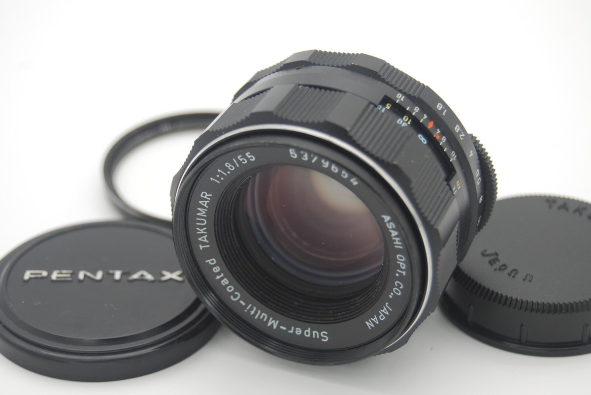 Mint] Pentax Super-Multi-Coated Takumar 55mm f/1.8 MF Lens