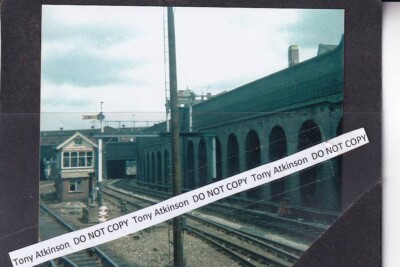 LEICESTER RAILWAY STATION - ANFLUGGLEISE - FOTODRUCK - #6024