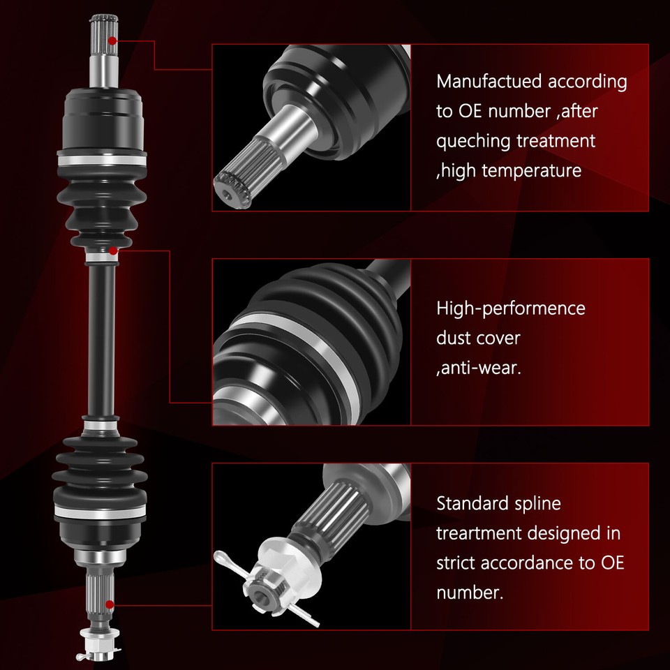 Front Right Left For Honda TRX300FW Fourtrax 300 4X4 1988-2000 CV Joint Axles - Foto 12