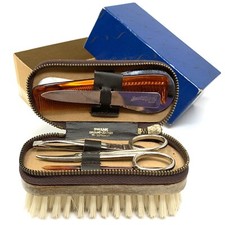 Vtg SWANK Mens Travel Manicure Grooming Set in Original Box