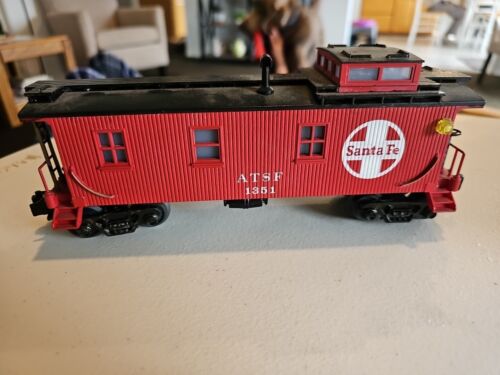 MTH Spur O ATSF Santa Fe Woodsided Caboose Car #1351