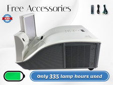 Mimio Mipro DLP Ultra Short Throw Projector 2800 ANSI HDMI - Only 335 Hours Used
