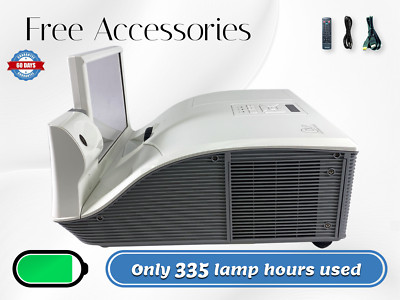 Mimio Mipro DLP Ultra Short Throw Projector 2800 ANSI HDMI - Only 335 Hours Used