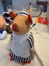 Vintage 1960  s Retro Chic Patico Pig Nurse Stuffed Animal