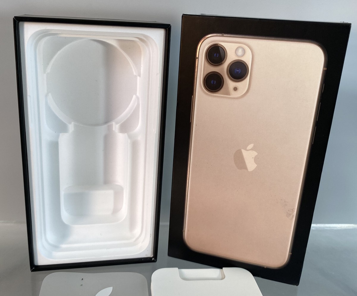 Apple iPhone 11 Pro Gold 256GB Original Retail Box Inserts