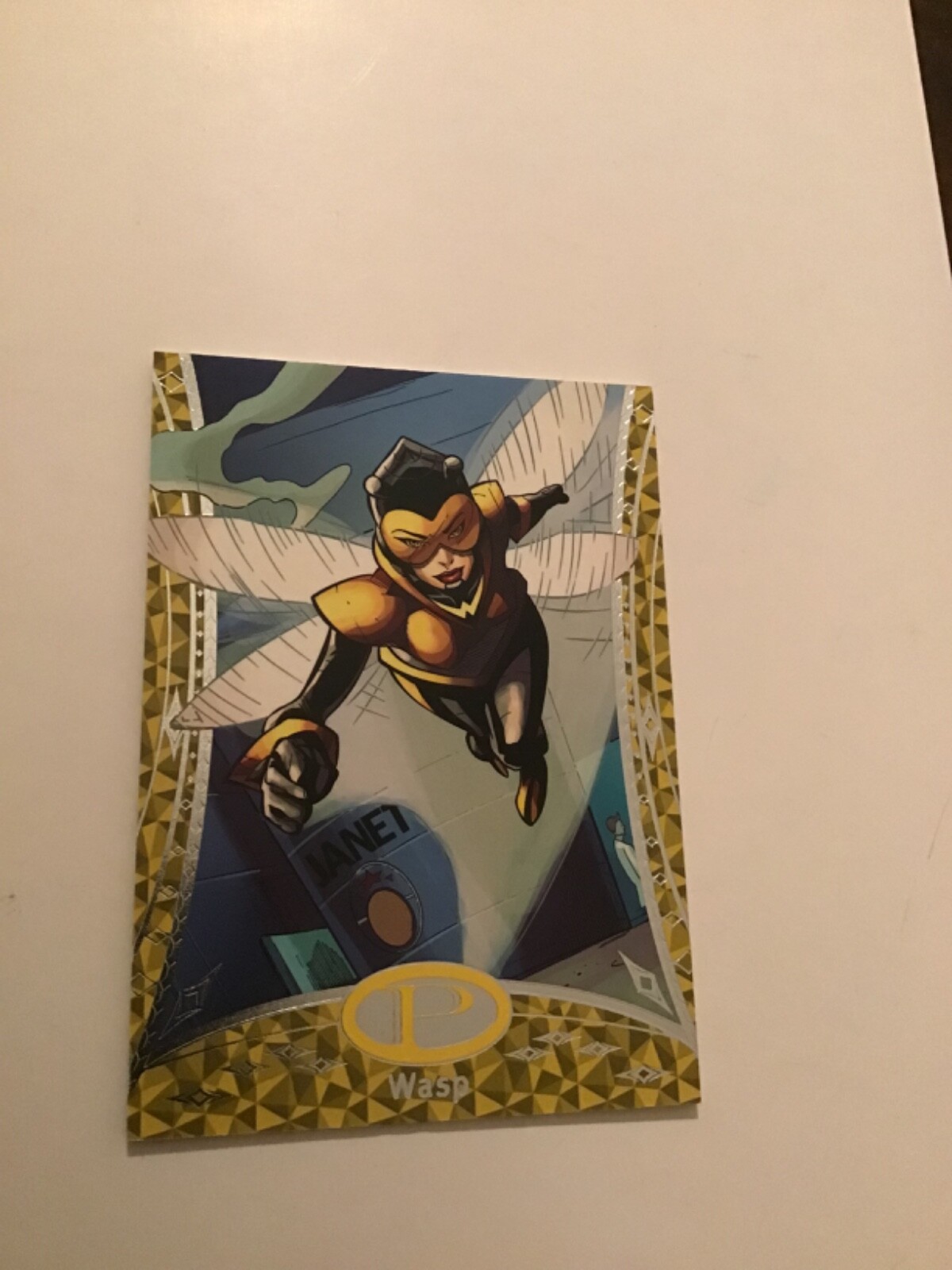 2014 Marvel Premier SILVER base Wasp   #/199 card 9