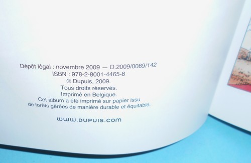 PIERRE TOMBAL EO 2009 POMPES FUNEBRES N° 26 BD DUPUIS - Photo 3/6