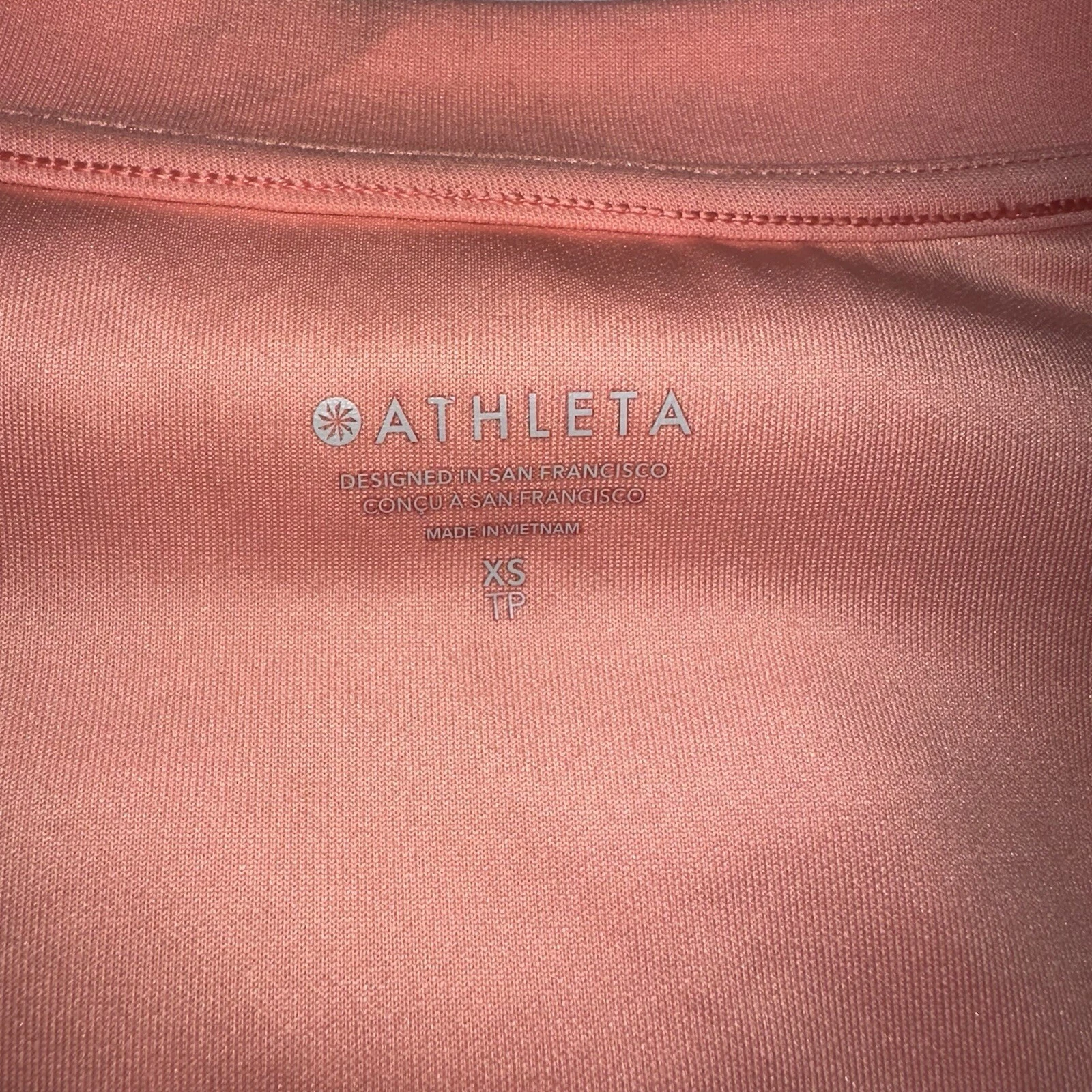 athleta long sleeve v neck casual workout wear shirt