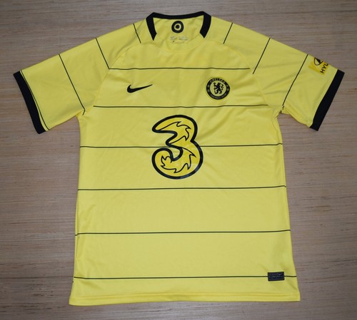 WOW Nike Chelsea DENNIS WISE Away homme 2XL 2021/22 CV7888-732 jaune - Photo 1/9