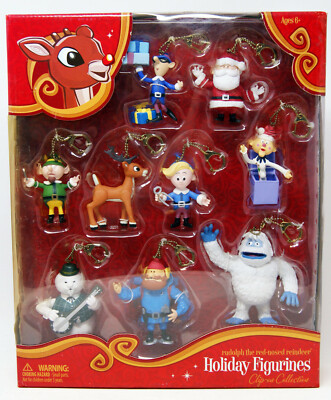 Rudolph the Red-Nosed Raindeer - Holiday Figuren - 9 Figuren mit Clip