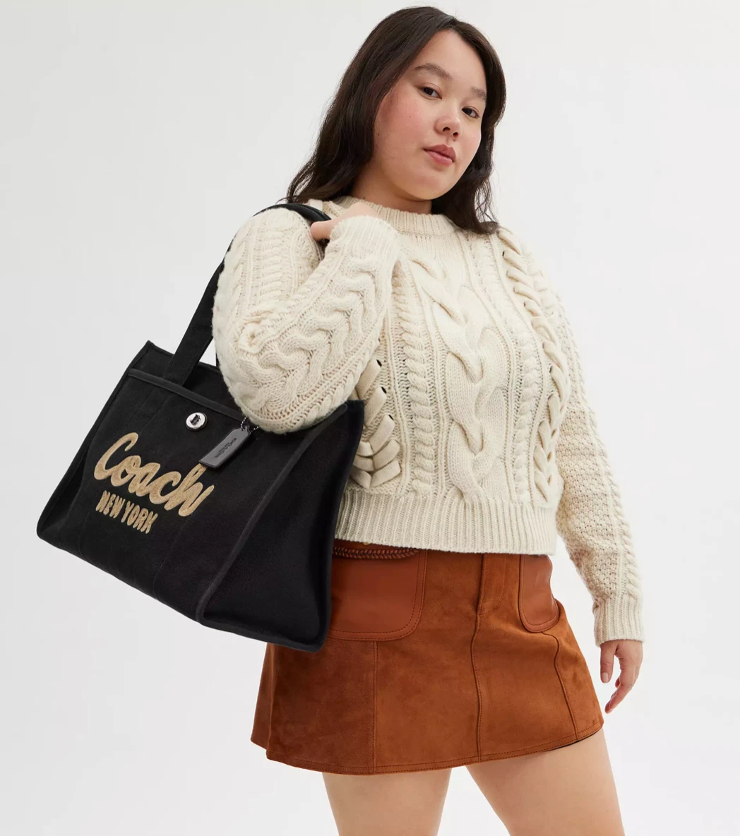 Large tote coach sale