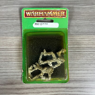 WOOD ELF DRYADS WARHAMMER FANTASY BATTLE METAL MIDDLEHAMMER TREEMAN SPIRIT 90er