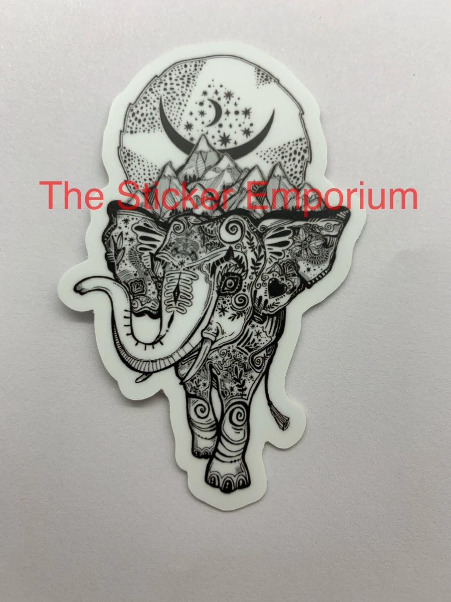 ZIHENG Elefante Personalizado Nombre De Vinilo Adhesivo De Pared Vinilo Pegatinas Sala Dormitorio Arte Mural