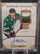 JOHN KLINGBERG 2019-20 The Cup Signature Materials Patch Auto /99 UD 19/20 Stars
