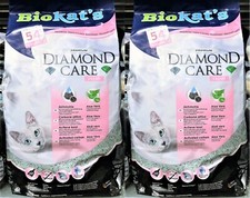 2 x 10 Liter Biokat's Diamond Care Fresh (€ 1,65/L) Klumpstreu für Katzen