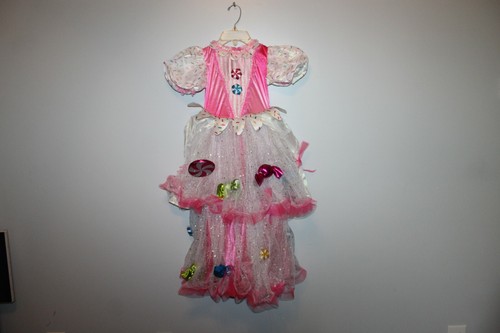 Chasing Fireflies Girls Candy Costume Fancy Dress Pink Size 6 Cosplay Halloween - Picture 4 of 9