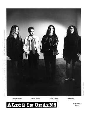 Alice In Chains - Promo Photo 11/1995 - Jar Of Flies Facelift Dirt Layne Staley