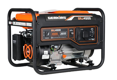 Genkins 4500 Watt Portable Power Generator 4 Stroke 233 cc Engine Gas Powered.