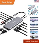 Ultra-Compatible Usb C Laptop Docking Station – 14 Ports for Maximum Efficiency