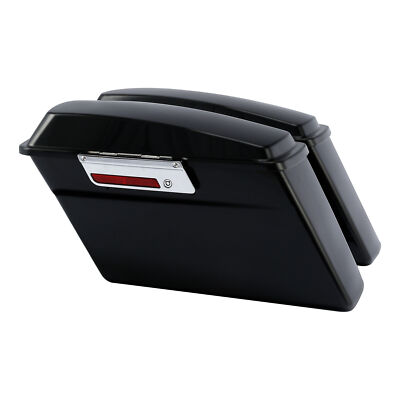 Fit For Harley Touring Road Glide Matte Black Hard Saddlebags 1994-2013