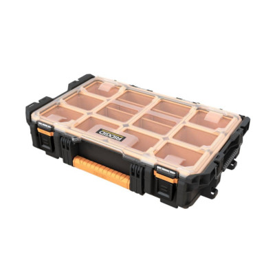 NEW Durable 10-Compartment Small Storage Parts Organizer RIDGID Pro System Gear