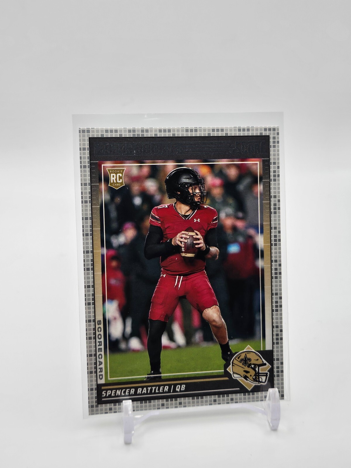 Spencer Rattler ROOKIE CARD "Scorecard" 2024 Panini Score #345 NO Saints (RC)