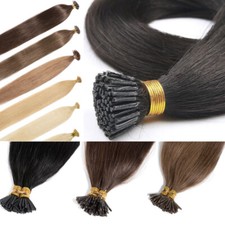 100 Real Remy Hair Indian I Tip Stick Tip Remy Human Hair Extensions CLEARANCE