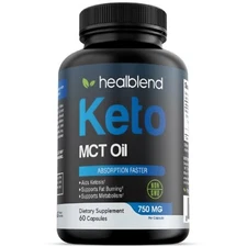 Keto MCT Oil - 3000mg for Ketosis Diet Weight Loss, Exogenous Ketones, Fat Burn