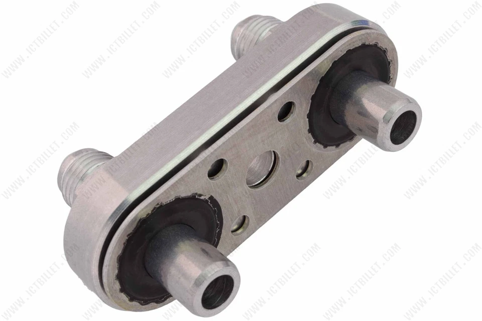 6L80E 6L90E 8L90E Transmission -6AN Cooler Line Adapter Plate and Fittings 6L80 - Image 3 of 4