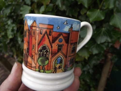 Emma Bridgewater Pottery half Pint mug Ardingly College 150 Years - never used - Picture 2 of 9