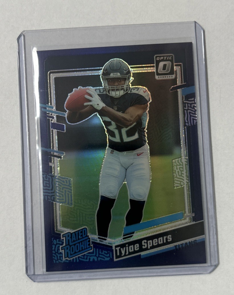 2023 Panini Donruss Optic Rated Purple Prizm /50 Tyjae Spears #297 Rookie RC