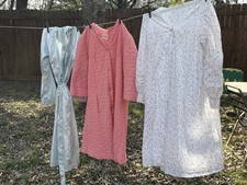 3 Lot Vtg Robes Housecoat Grandma Cottagecore Vanity F, Ashley Ames Carriage Ct