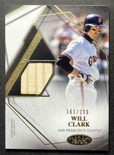 2022 Topps Tier One Will Clark #T1R1-WCL Relics Design B /299 MEM Giants