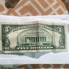 1953 $5 & 1935 $1 United States Banknotes Circulated D53086065A D13524256J — photo 2