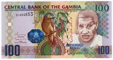 GAMBIA P-29b 100 Dalasis 2010 UNC