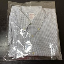 Brooks Brothers 346 Box Plaid Dress Shirt Size 16- 2/3