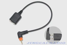 Audio Adapter Cable for Motorola SL7550 SL1K Radio to use Kenwood 2-Pin Headset