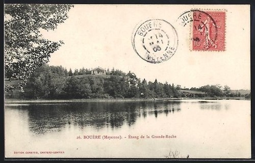CPA Bouère /Mayenne, Étang