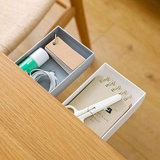Under Table Drawer, Hidden Self-Adhesive Pencil Tray Drawer,Under Desk Holder...