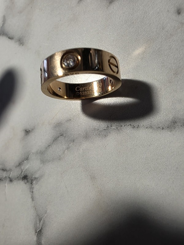 Cartier Love Ring Size 8.5  18k 750