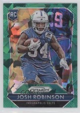 2015 Panini Prizm Rookies Green Crystal Prizm 29/75 Josh Robinson #252 0c3