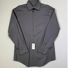 Alfani Men's Slim Fit Stain Resistant Dress Shirt galaxy night 15-15.5 32-33 60