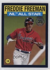 2021 Topps 1986 Topps All-Star Baseball Blue Freddie Freeman #86AS44 05l1