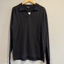 Express Knit Johnny Collar Sweater Polo Long ...